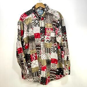 VTG Woolrich Flannel Shirt Mens XL 17 x 35 Outdoors Cottage USA 90s